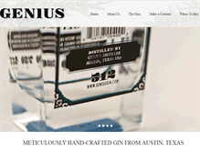Tablet Screenshot of geniusliquids.com